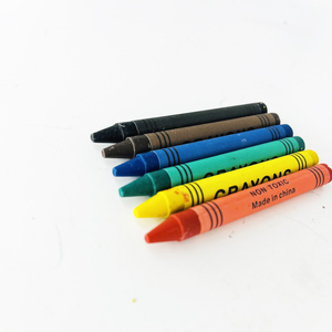 Juego de Crayones de Cera para Dibujo Artístico de 6 Colores Vivos para Niños, Precio al por Mayor, con Empaque en Caja para Venta al Público - Product Image 4