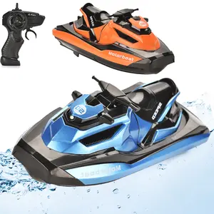 2.4Ghz Functie Afstandsbediening Jet Boat Borstelloze Rc Schip Rc Speed Motorboot Voor Zwembad En Meer