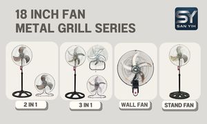 18 Inch 3IN1 Metal Grill Aluminum Blade 2 in 1 <b>Stand</b> <b>Fan</b> for Versatile Home Cooling - Product Image 5