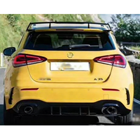 Nouveau diffuseur arrière MB POWER A-Class W177 avec embouts d'échappement pour berline et hayon - Ajustement parfait