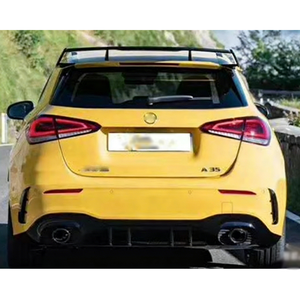 Difusor Trasero Estilo A35 para Mercedes-Benz Clase A W177, Puntas de Escape para Sedán y Hatchback, A160, A180, A250 a A35, Labio Trasero y Silenciador - Product Image 5