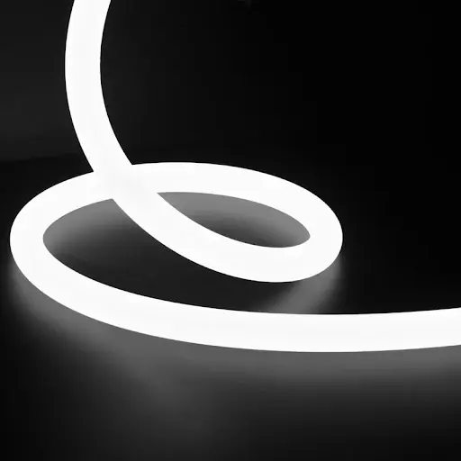 360 डिग्री डॉट मुफ्त फ्लेक्स नीयन पट्टी रोशनी लचीला एलईडी नीयन पट्टी डीसी 24V निविड़ अंधकार नीयन रस्सी प्रकाश का नेतृत्व किया