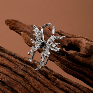 VKME Punk <span class=keywords><strong>Goth</strong></span> Estilo Big Butterfly <span class=keywords><strong>Ring</strong></span> Para Mulheres Jóias - Product Image 6