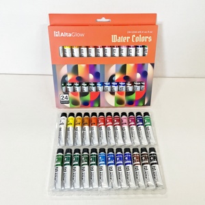 Nuevo Juego de Pinturas de Acuarela de 24 Colores en Tubo de Aluminio y Plástico Personalizado de Tendencia, Fabricante - Product Image 4