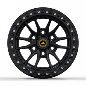 JZ CNC Custom 17-26 pouces 5x130 6x139.7 25-50 Pick-up Trucks Beadlock Off-Road 6061-T6 4x4 Jante forgée pour G50 JL/JT <span class=keywords><strong>M3</strong></span> - Product Image 3