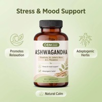 Capsules d'extrait d'Ashwagandha OEM ODM avec Rhodiola, Sureau de Saint-Jean et L-Théanine – Complément Herbal pour le Soutien Énergétique et la Gestion du Stress