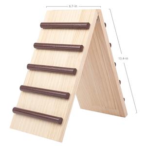 Large Size Eco-Friendly Wooden Cage Bridge <strong>Springboard</strong> Ladder for Rabbits Guinea Pigs &amp; Chinchillas-Christmas &amp; Graduation Gift - Product Image 2
