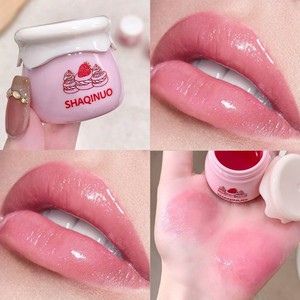 <span class=keywords><strong>Mascarilla</strong></span> Labial en Gel con Sabor a Fresa SHAQINUO, Nutritiva, Hidratante, Suavizante, Exfoliante, Ideal <span class=keywords><strong>para</strong></span> Estudiantes - Product Image 2