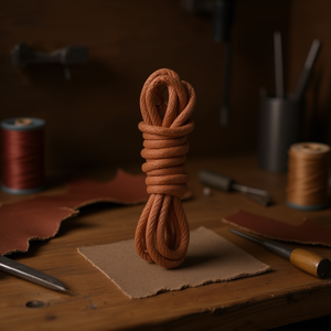 Corda Cerata Ilan 110 Cm Marrone Per Scarpe - Product Image 2