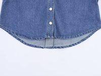 TAOP & ZA Primavera 2025, Nueva Colección de Moda, Estilo Europeo y Americano, Camisa Vaquera Informal de Manga Ancha, Modelo 1879025 1879026