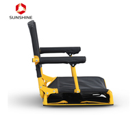 Chaise de pêche pliable compacte, siège de stade portable avec accoudoirs