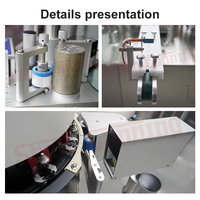Ligne de production d'étiquetage de haute précision personnalisée en usine, machine d'étiquetage rotative automatique pour flacons préremplis