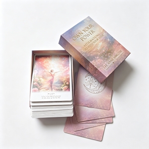 Cartas de <span class=keywords><strong>Tarot</strong></span> Impresas Profesionalmente Personalizadas OEM, Baraja de Oráculo Positivo para el Destino con Guía y Caja - Product Image 1