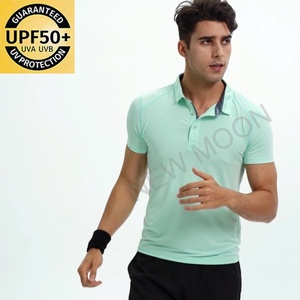 Polo d'été personnalisé avec logo, impression de haute qualité, séchage rapide, col rond, coupe ajustée, t-shirt pour homme, tissu de haute qualité - Product Image 1