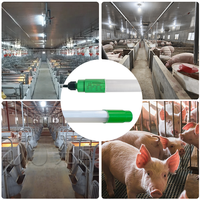 Éclairage LED tubulaire pour élevages de porcs/poulets OEM T8/T10, résistant à la corrosion, sans scintillement, 220V, étanche IP67