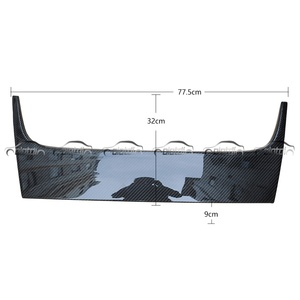 Cubierta de Rejilla Delantera de Fibra de Carbono Real para Volkswagen VW Golf 5 V 5 MK5 OLOTDI - Product Image 1