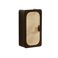 Ensemble optique WiFi, support supérieur, prise de fil, blindage, organisateur de bureau, boîte de rangement rectangulaire en PP, routeur en fer collecté au bureau