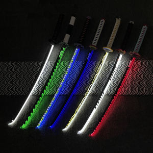 USB ricaricabile giocattolo luminoso spada cacciatrice demone un pezzo Zoro spada candeggina Ichigo Katana 104cm - Product Image 2