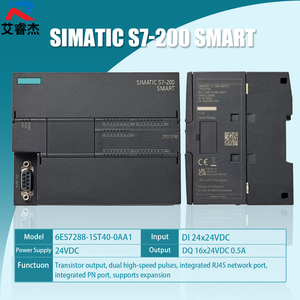 Nouveau module CPU SIMATIC S7-200 Smart 6ES7288-1ST40-0AA1 d'origine, contrôleur de programmation PLC 24DI/16DO 6es7 288-1st40-0aa1 - Product Image 1