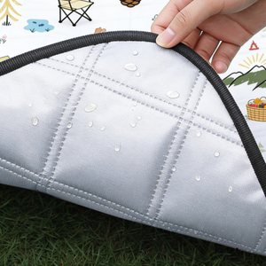 Tapis de camping pliable à faible MOQ avec poignée, tapis de pique-nique facilement pliable avec dos imperméable pour <span class=keywords><strong>la</strong></span> herbe, <span class=keywords><strong>la</strong></span> randonnée, les voyages et les concerts - Product Image 2