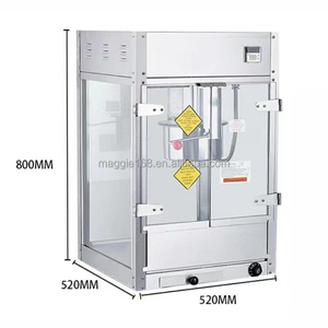 Temps d'isolation 0-80 ℃   Machine à popcorn électrique automatique industrielle commerciale à caramel sucré, à huile, sphérique, 1500 W - Product Image 5