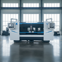 Torno CNC de Cama Plana Horizontal con Alimentación Automática, Torno de Control Numérico Computarizado de Servicio Mediano para el Procesamiento de Tuberías de Acero sin Costura