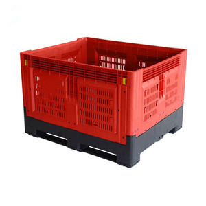 Prezzi <span class=keywords><strong>Pallet</strong></span> in <span class=keywords><strong>Plastica</strong></span>, Contenitore <span class=keywords><strong>Pallet</strong></span> Pieghevole in HDPE a Rete, Cassa Impilabile a 4 Vie per Carrelli Elevatori per Trasporto di Carichi Pesanti in Fattorie e Magazzini - Product Image 3