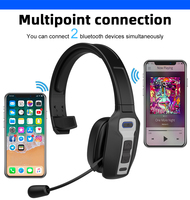 Auriculares Inalámbricos con Cancelación de Ruido ENC, Manos Libres, 60 Horas de Duración, para Oficina, Centro de Llamadas, Camioneros, Bluetooth