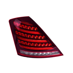 ไฟท้าย LED แบบเรียงลำดับ เลนส์ใส ใหม่ สำหรับ Mercedes-Benz S-Class W222 2013-2016 รุ่นปรับโฉม ไฟเบรกแบบไดนามิก ไฟเลี้ยว 6000K 6000 - Product Image 4