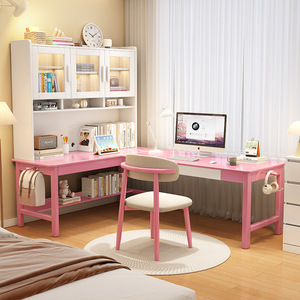 Moderno ufficio a casa studente studio scrivania con scaffale <span class=keywords><strong>in</strong></span> legno scrivania per Computer da ufficio - Product Image 5