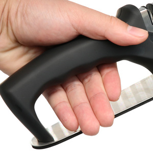 Afilador de cuchillos portátil de diamante, herramienta de cocina manual de acero inoxidable con múltiples grados de grano para afilar cuchillas rápidamente - Product Image 4