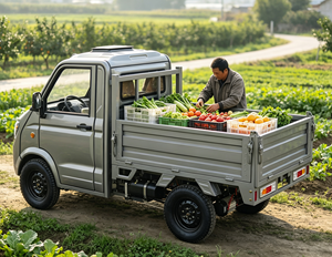 Nueva Camioneta Eléctrica de Baja Velocidad <span class=keywords><strong>con</strong></span> Cabina Cerrada, Chasis 4x2, Transporte de Mercancías, Extensor de Rango Opcional, Carga de 1-10t - Product Image 2