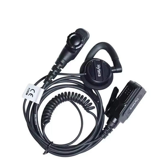 EHN12-Ex Wired Headset PTT-ON-MIC Headphones Long Range Without Microphones (ATEX) for PD790Ex HYTERA Handheld Two Way Radio Hot