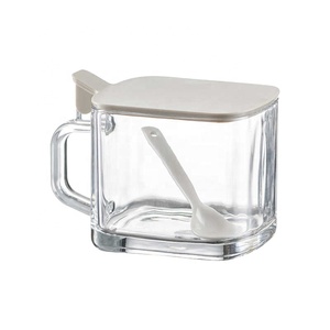 Juego de caja de condimentos Combinación para el hogar Caja de almacenamiento de cocina Frascos Botellas de condimentos Glutamato monosódico Salero Condimento de especias - Product Image 1