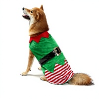 Pull Classique Tricoté à Carreaux Rouges pour Chien, en Polyester Rayé Écologique ANIMINGLE, Idéal pour Halloween et Noël, Lavage à la Main