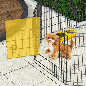 Clôture pliable en fil métallique pour <span class=keywords><strong>chien</strong></span>, parc d'exercice portable pour animaux de compagnie, utilisable en intérieur et en extérieur, vente en gros d'usine en stock - Product Image 2