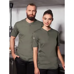 Camisa de Trabajo de Manga Corta para Mujer, Mercancía Personalizada - Product Image 6