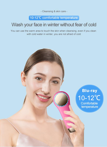 Nouvelle brosse nettoyante faciale sonique en silicone personnalisée et étanche, exfoliante, pour le nettoyage des pores, vente en gros - Product Image 5