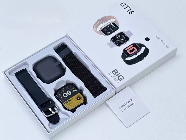 Omnisight GT16 Fitness Smart Support Activity Tracker Answer Calls IP67 Waterproof Touch Screen Alloy Case 4 Days