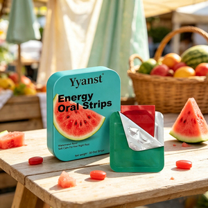 Tiras Orales Disolubles con Sabor a Sandía Yyanst, Caja Metálica, Paquete de 30 Unidades - Product Image 4