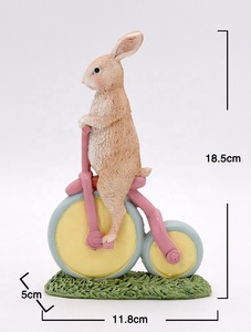 Résine Artisanat <span class=keywords><strong>Lapin</strong></span> <span class=keywords><strong>De</strong></span> Pâques Famille Or <span class=keywords><strong>Lapin</strong></span> Printemps Table Décorations Pour La Maison - Product Image 4