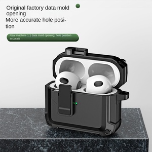 Nuovo per Apple per <span class=keywords><strong>AirPods</strong></span> 4 generazione custodia protettiva per auricolare Bluetooth Cover con fibbia elastica custodia per auricolari - Product Image 4