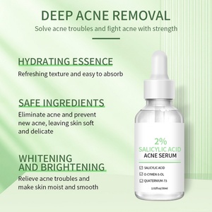 Suero Facial para el Cuidado de la Piel de 30 ml, Elimina el Acné Profundo, Aclara la Piel, con 2% de Ácido Salicílico - Product Image 4