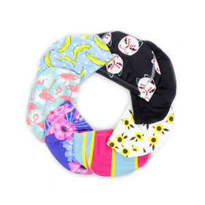 Bonnet de bain imprimé pour adultes en tissu polyester unisexe, motifs variés - Product Image 1