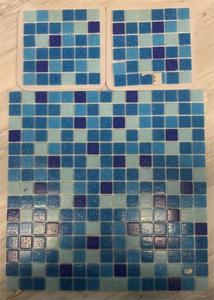 <span class=keywords><strong>Piastrelle</strong></span> a Mosaico in Vetro Termofusibile 20x20 dal Design Moderno per Piscine e Pareti di Hotel con Caratteristica Effetto Parquet - Product Image 3