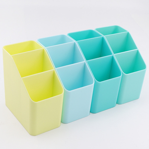 Yuzmei Nhựa Văn Phòng Phẩm Tổ Chức Dễ Thương Bàn Tổ Chức Bút Chì Đứng Organizador Ngăn Kéo Bút Chì Chủ Bút Chủ Bút Đứng - Product Image 1