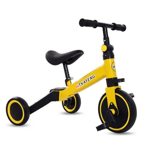 دراجة توازن للأطفال بثلاث عجلات للأطفال بعمر 1-5 سنوات ، دراجة ثلاثية متعددة الوظائف بالدفع للأطفال
