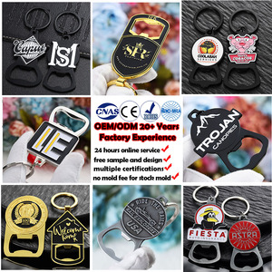 Cá Nhân Nhà Hình 3D Men Kim Loại Nam Châm Mở Chai Đa Chức Năng Bia Thanh Tùy Chỉnh Mở Chai Keychain Với Logo - Product Image 6