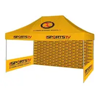 Tonnelle pliante portable robuste 10x10, 10x15, 10x20 avec parois latérales pour fêtes en extérieur et stationnement de voitures