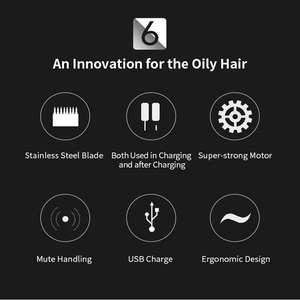 Máquina de Cortar Cabello Eléctrica Profesional Vintage T9 para Hombre, Cuchillas de Acero Inoxidable, Longitudes Ajustables, Recargable por USB, para Exteriores y Hoteles - Product Image 6